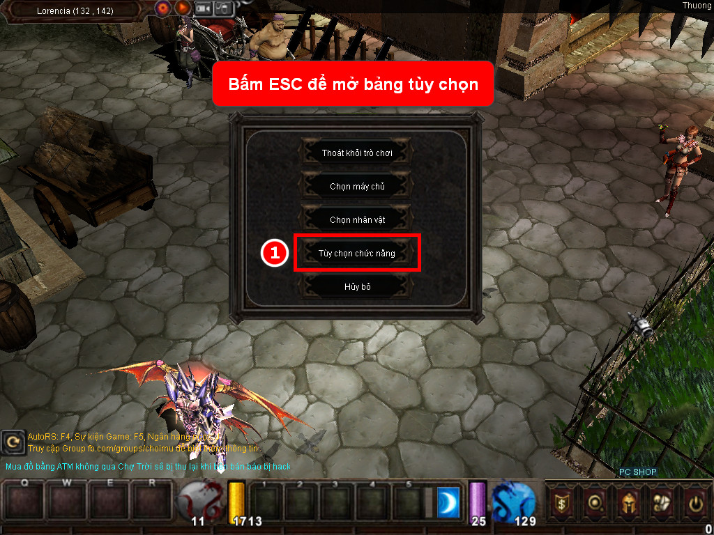 Chức năng chính của Game MU Minh Chủ Chức năng chính của Game MU Minh Chủ